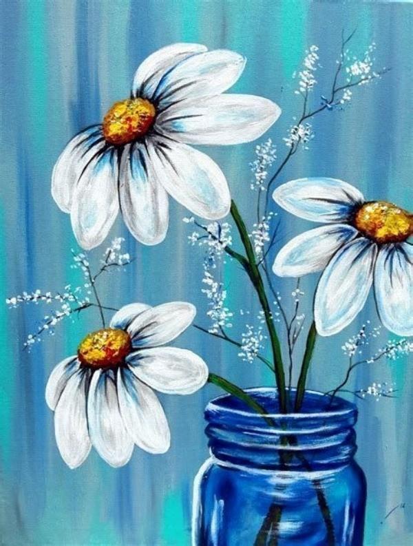 45 Easy Acrylic Paintings Ideas for Beginners | Artisticaly - Inspect the Artist Inside You!