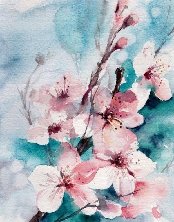 20+ Easy Flower Watercolor Painting Ideas To Try HARUNMUDAK